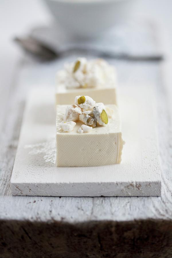 Cotton Tofu With Pistachios Photograph by Schindler, Martina - Fine Art ...