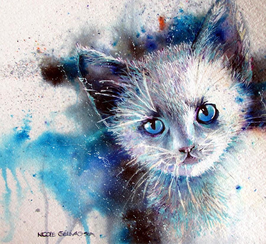 Coucou Painting by Nicole Gelinas