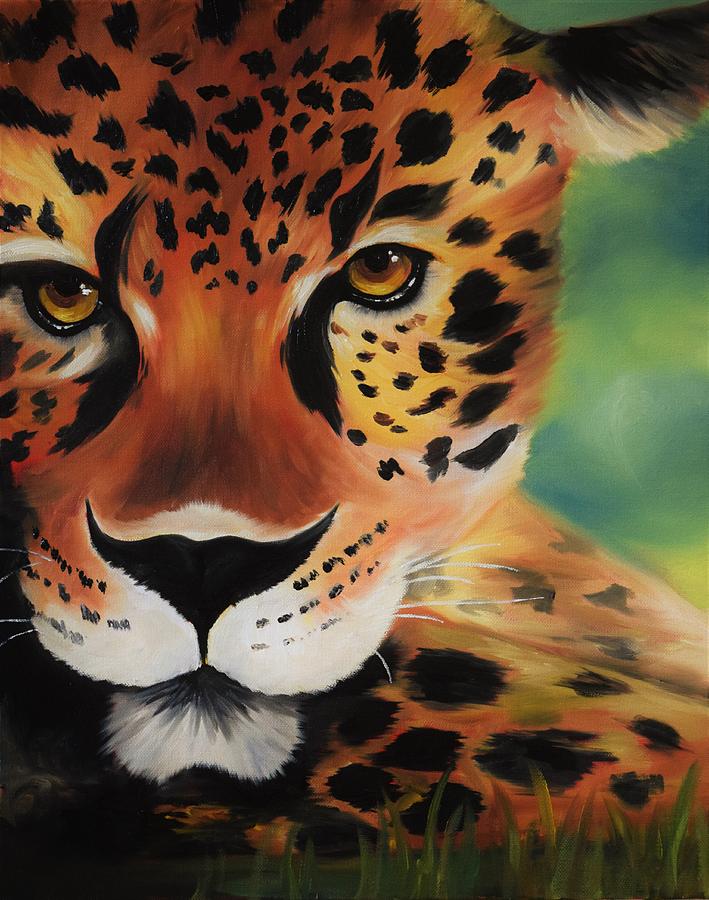 Cougar Painting by Rachel Lawson