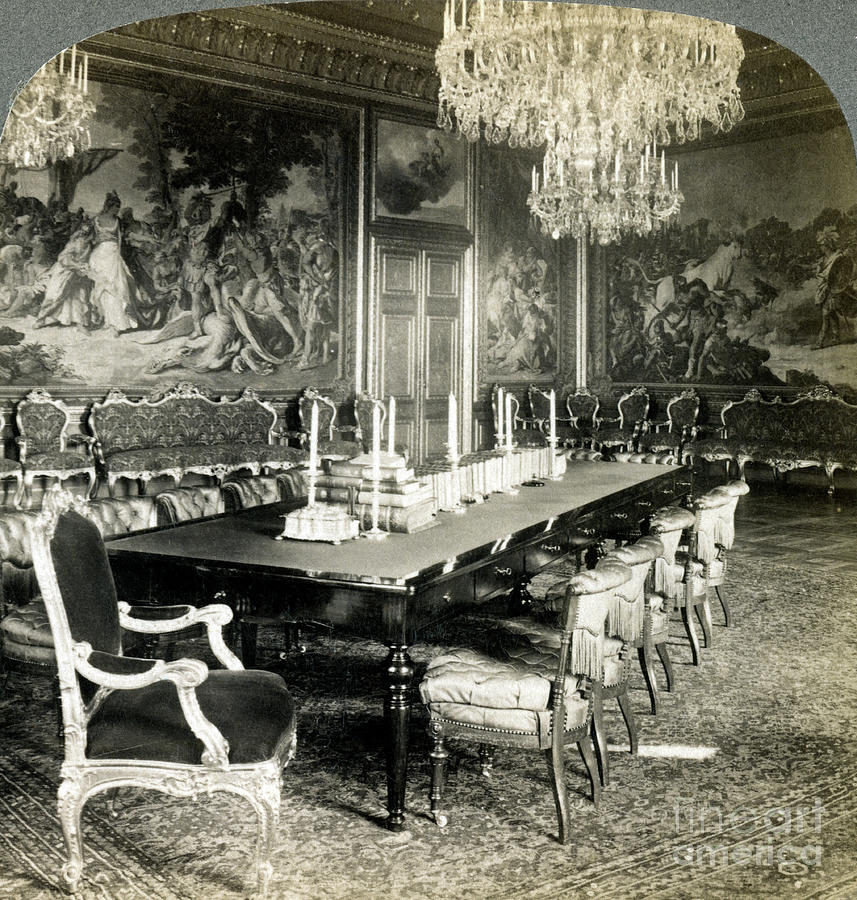 Council Chamber Of King Oscar II, Royal Drawing by Print Collector