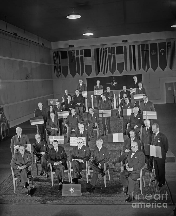 Council Members Of Nato Photograph by Bettmann