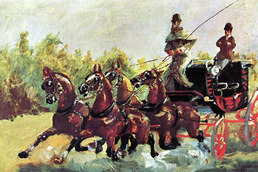 Paris Painting - Count Alphonse de Toulouse-Lautrec by Toulouse-Lautrec