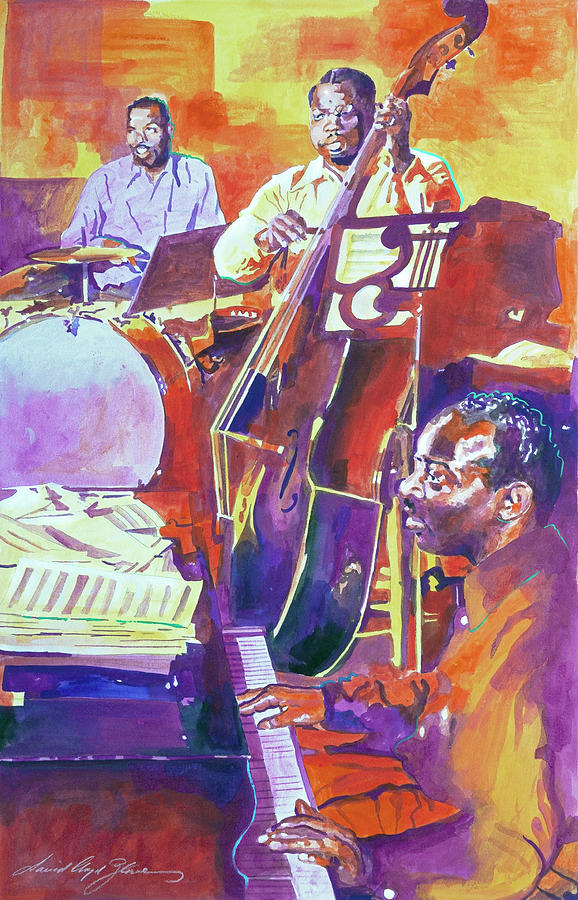 Count Basie Jazz Painting by David Lloyd Glover