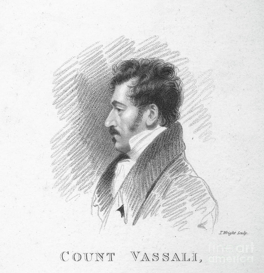 Count Vassali Drawing by Print Collector
