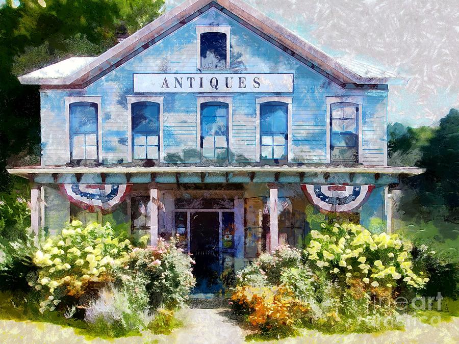 Country Antiques Store - Hawley PA Photograph by Janine Riley