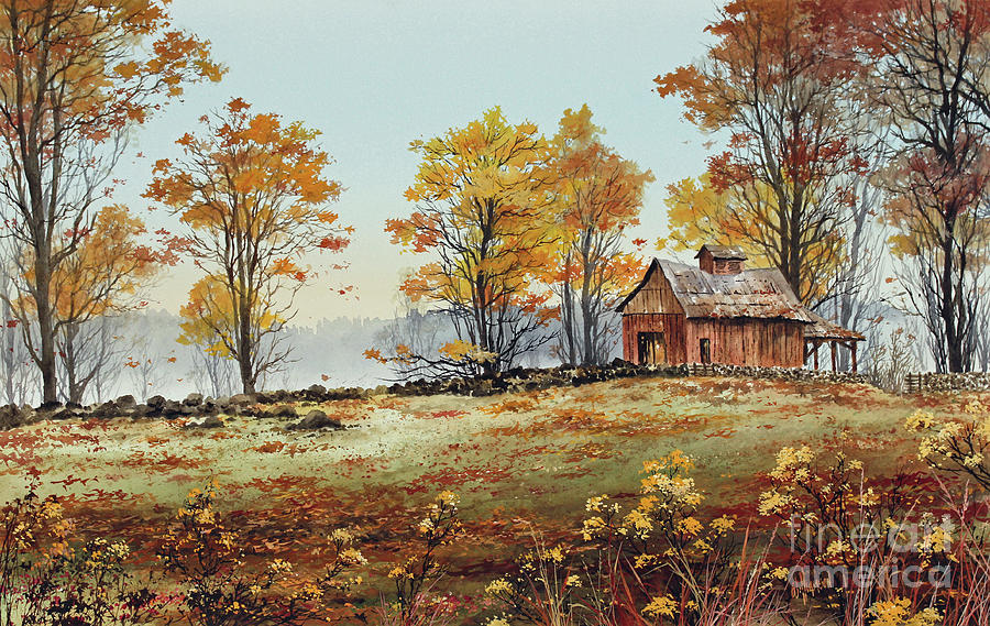 Country Autumn Painting by James Williamson