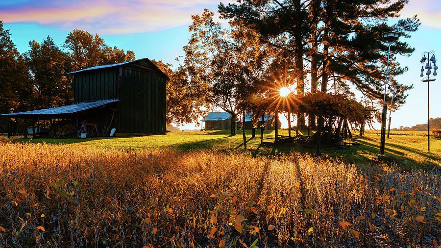 Country Farm Sunrise Photograph By Robert Mullen Pixels