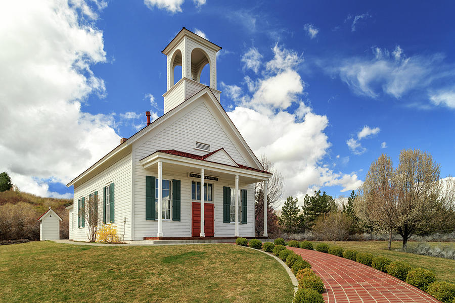 Country Farmhouse Church Photograph by James Eddy