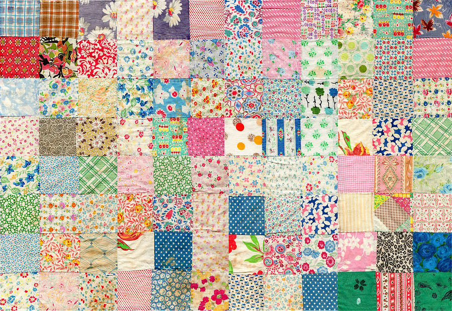 Vintage Country Patchwork Quilt Photograph By Peggy Collins