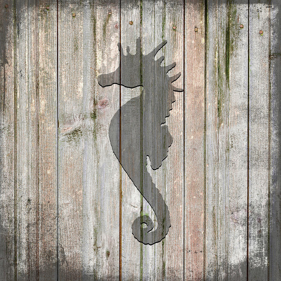 Seahorse Mixed Media - Country Sea V1 1 by Lightboxjournal