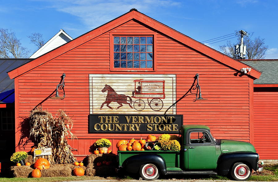 Country Store With Vintage Truck Digital Art by John Greim