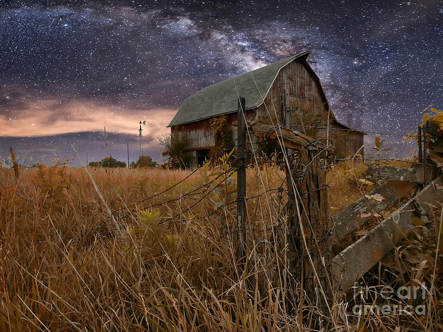 Countryside at Night Photograph by Robert Turek Fine Art Photography