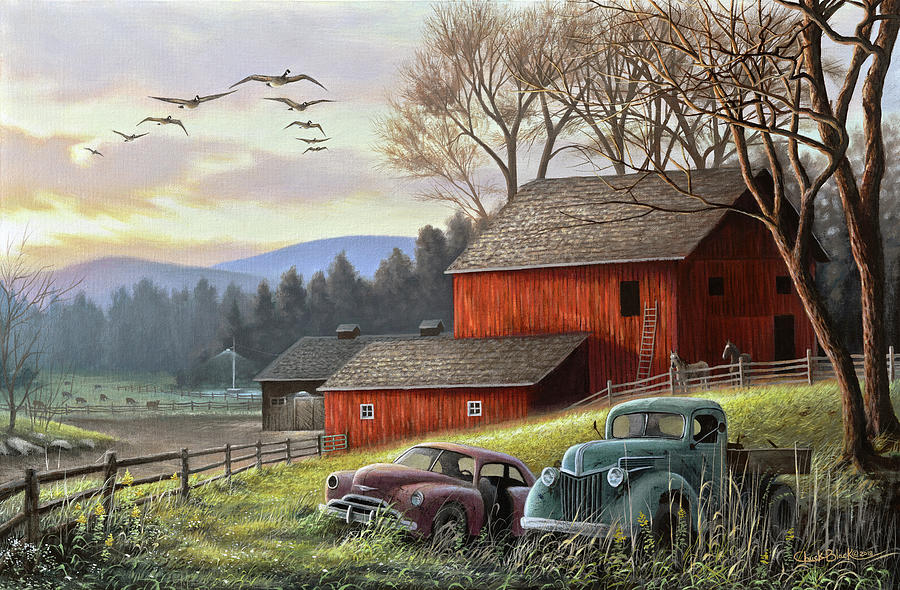Landscape Painting - Countryside Dream by Chuck Black