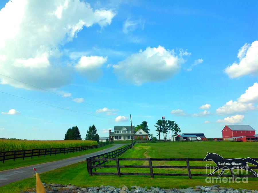 Countryside Farm in Damascus Maryland Photograph by Debra Lynch - Pixels