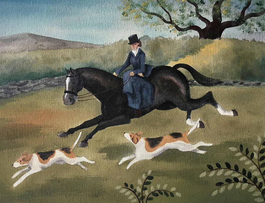 Countryside Gallop Painting by Lisa Curry Mair