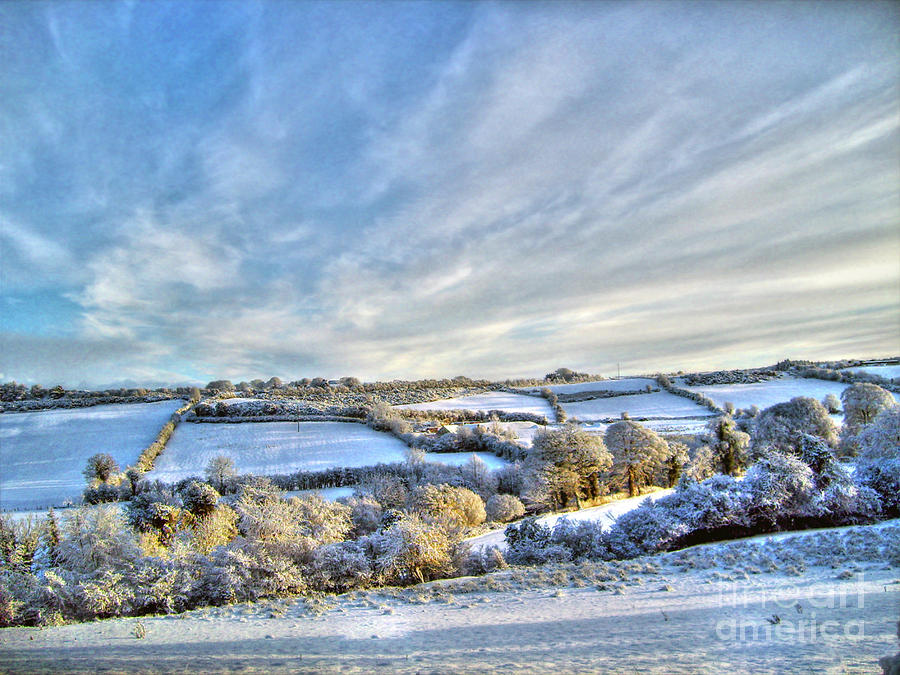 Countryside Winter Scene Photograph by Nina Ficur Feenan