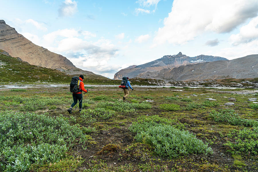 Couple Hiking Into Remote Michelle Lakes In Clearwater County ...