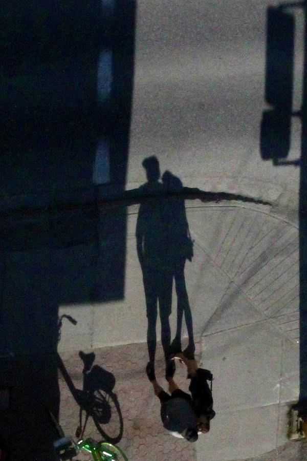 Couple hug shadow Photograph by Micky Roberts - Fine Art America