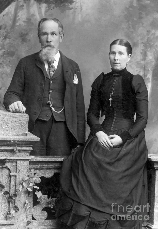 Couple Of The 1890s by Bettmann