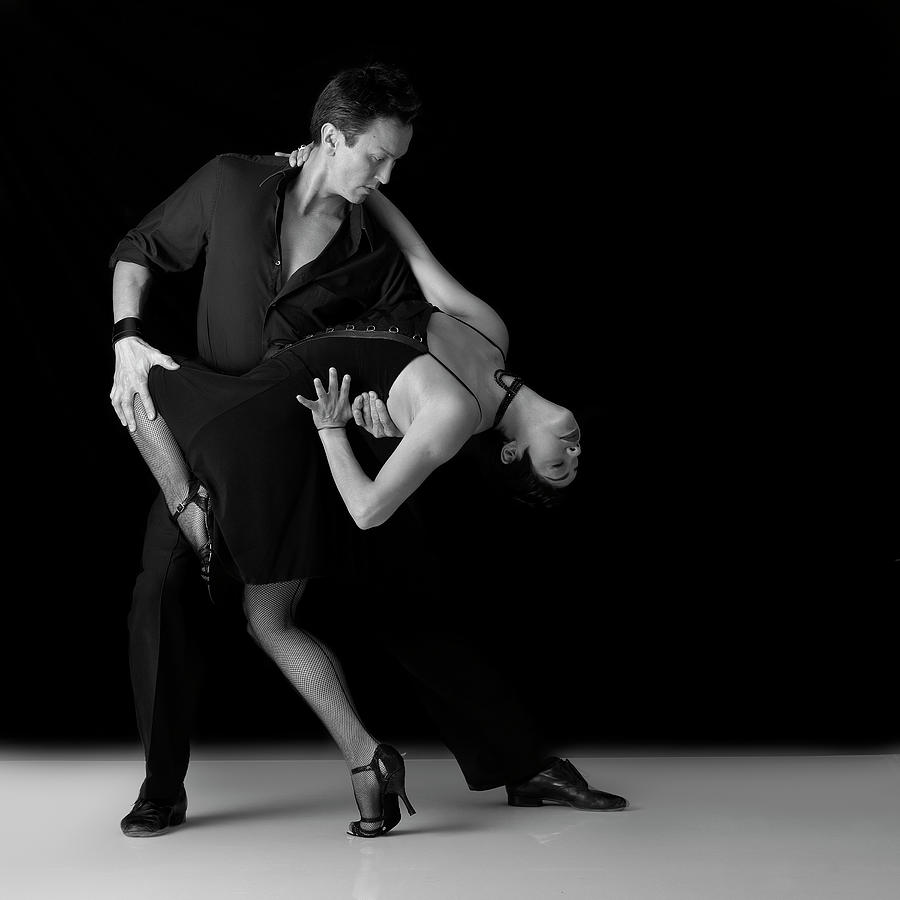 Couple Performing Salsa Dance Moves By Alfonse Pagano
