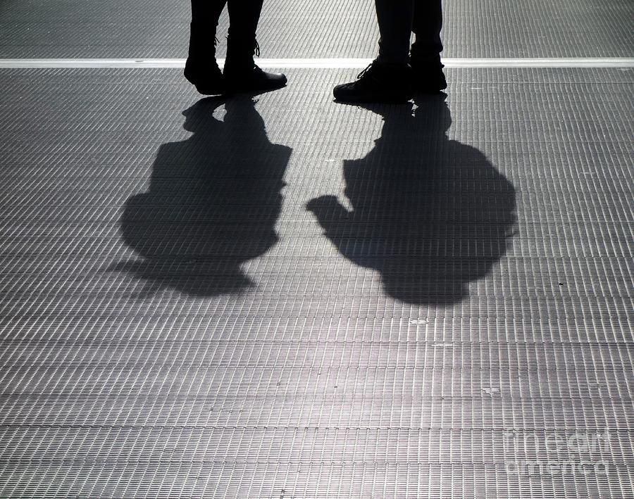 Couple With Shadows Photograph by Cordelia Molloy/science Photo Library