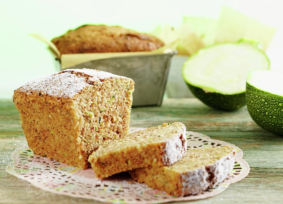 Courgette And Nut Cake Photograph by Teubner Foodfoto
