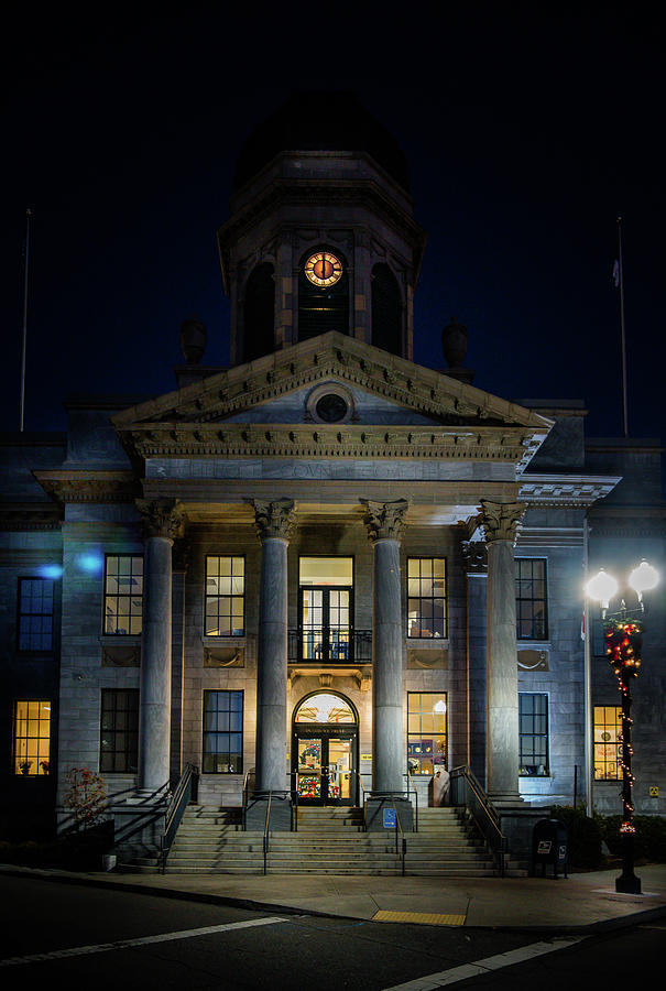 Courthouse At Night Photograph by Greg and Chrystal Mimbs