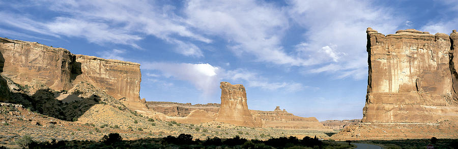 Courthouse Towers, Arches Np Photograph by David Hosking