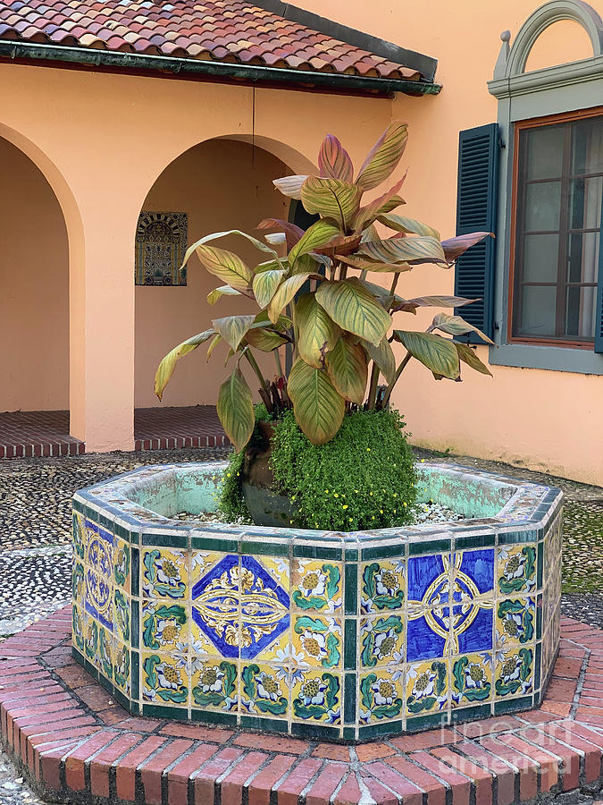 Courtyard of Villa Marianna by Katherine W Morse Courtyard of Villa Marianna by Katherine W Morse