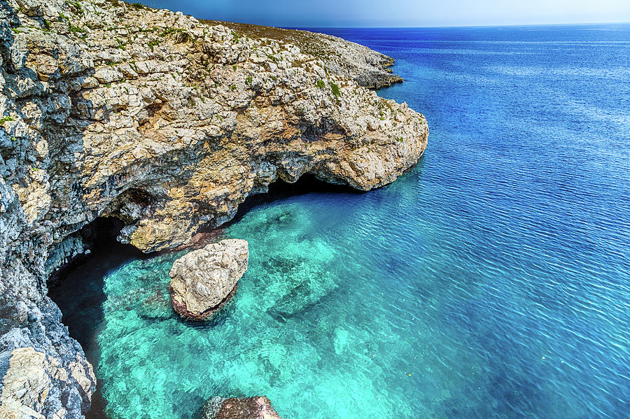 cove in the rocky beach on Adriatic sea Photograph by Vivida Photo PC