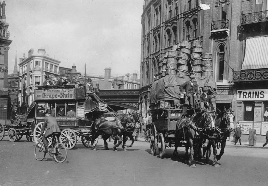 Covent Garden Cart Photograph by London Stereoscopic Company