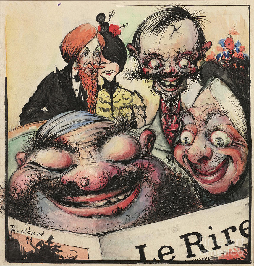Cover Design For The Le Rire Magazine Drawing by Heritage Images
