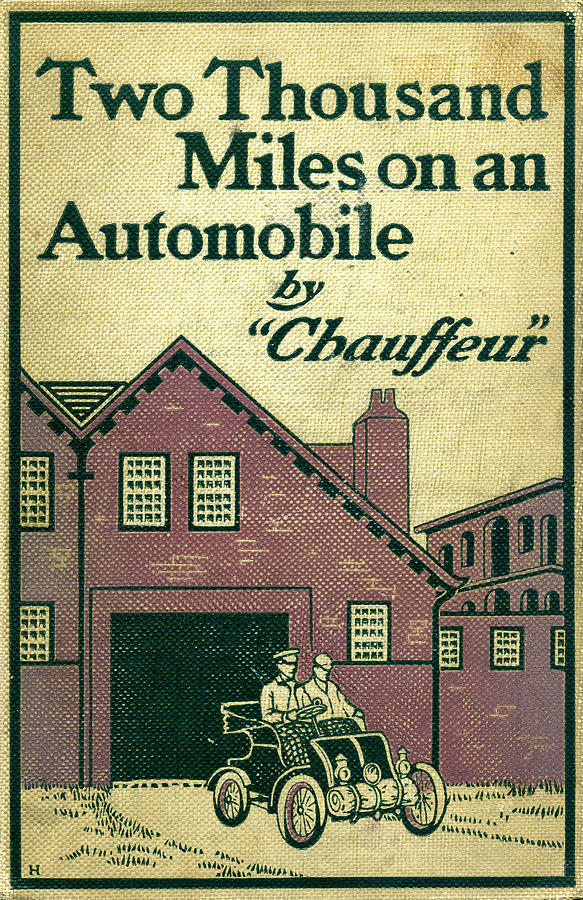Cover design for Two Thousand Miles on an Automobile Mixed Media by Edward Stratton Holloway