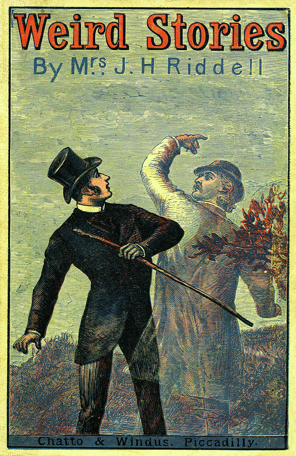 Victorian Yellowback Cover for Weird Stories Mixed Media by Unknown