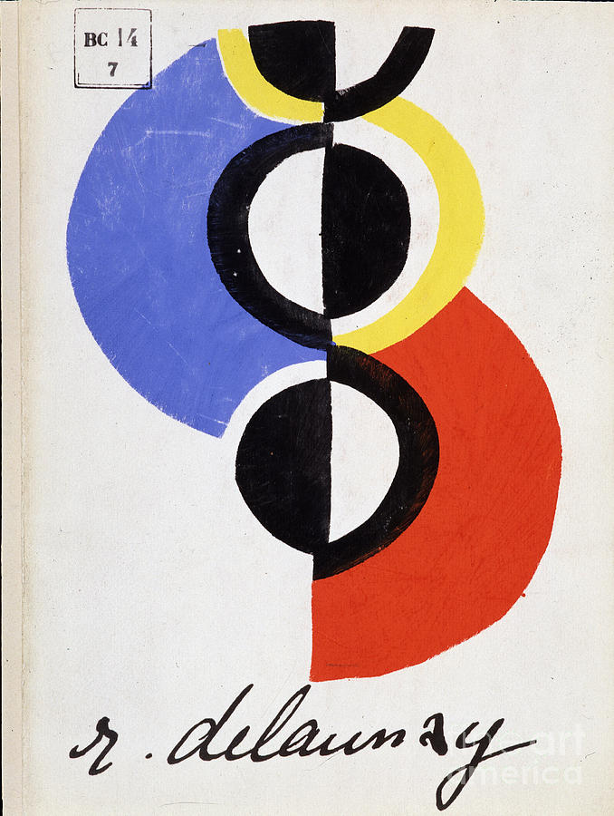 Robert Delaunay Painting - Cover Of The Exhibition Catalogue. Bale, 1956 by Robert Delaunay
