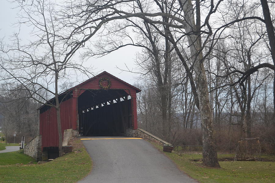 Covered Bridge At Poole Forge Photograph by Susan Patrie - Fine Art America