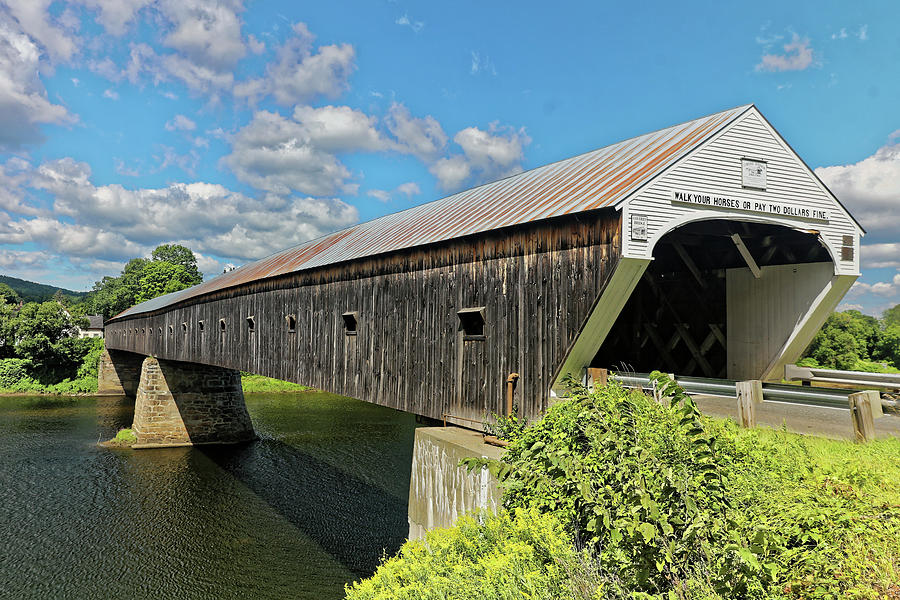 Manchester VT Covered Bridge Photograph by Doolittle Photography and Art