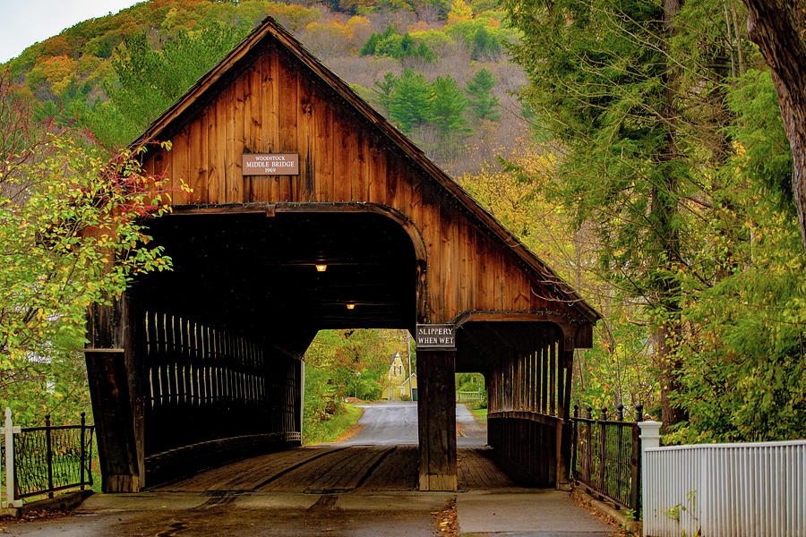 Covered Bridge Photograph by Garrick Besterwitch - Fine Art America