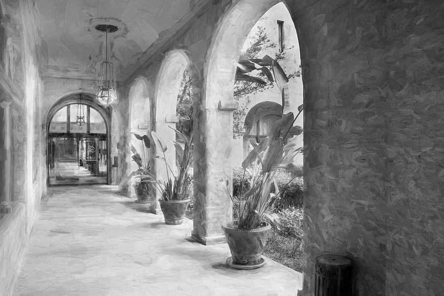 Covered Walkway Lightner Museum St Augustine 001 Photograph by Rich Franco