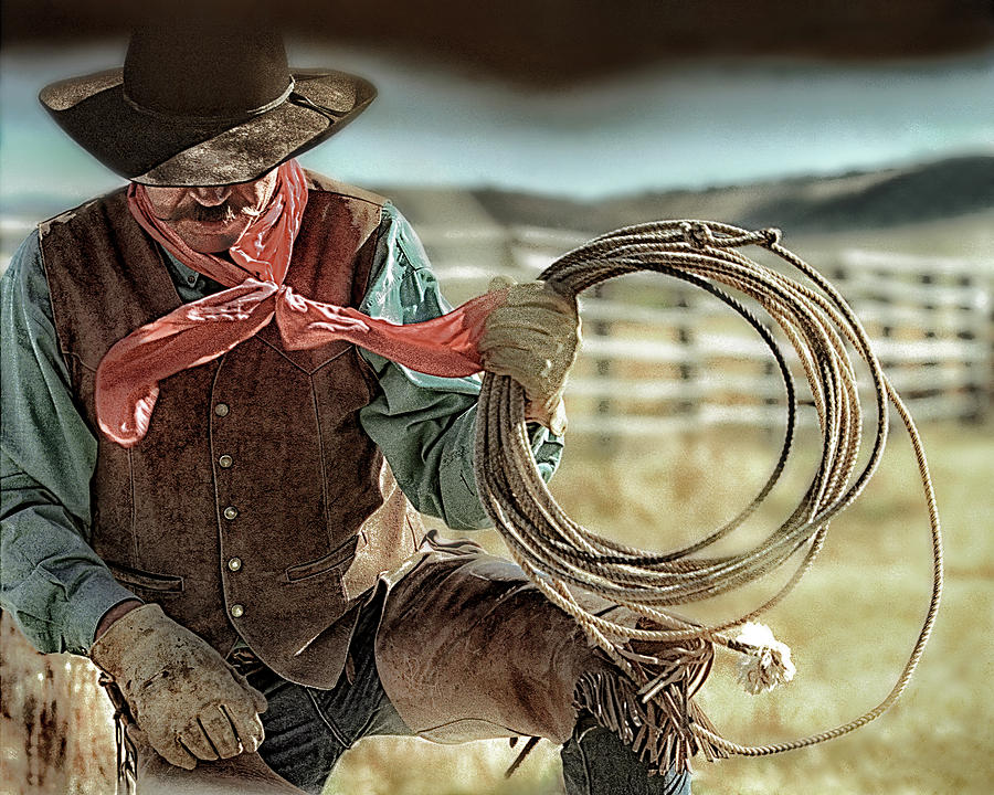Cowboy And Rope Photograph by Don Schimmel - Fine Art America