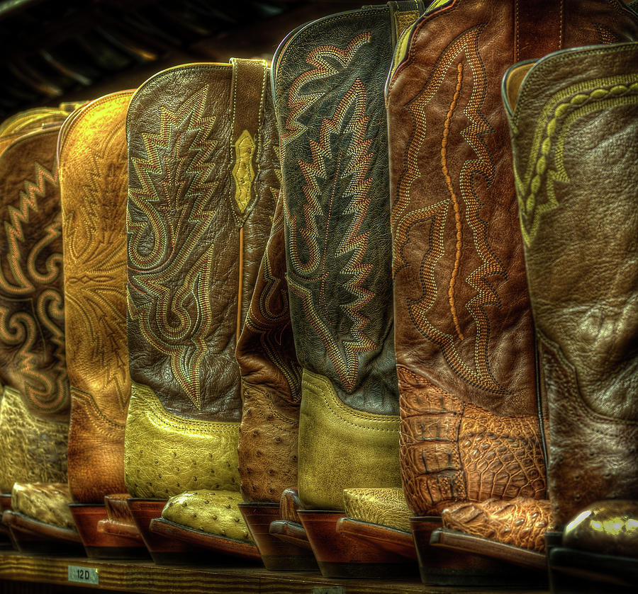 Cowboy Boots Photograph by Dave Wilson, Webartz Photography