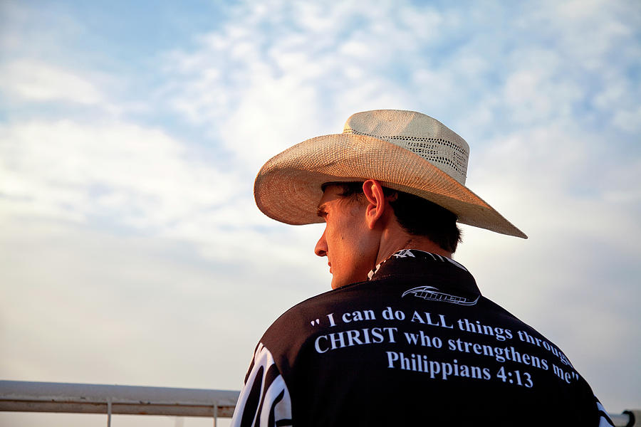 Cowboy for Christ Photograph by Toni Hopper