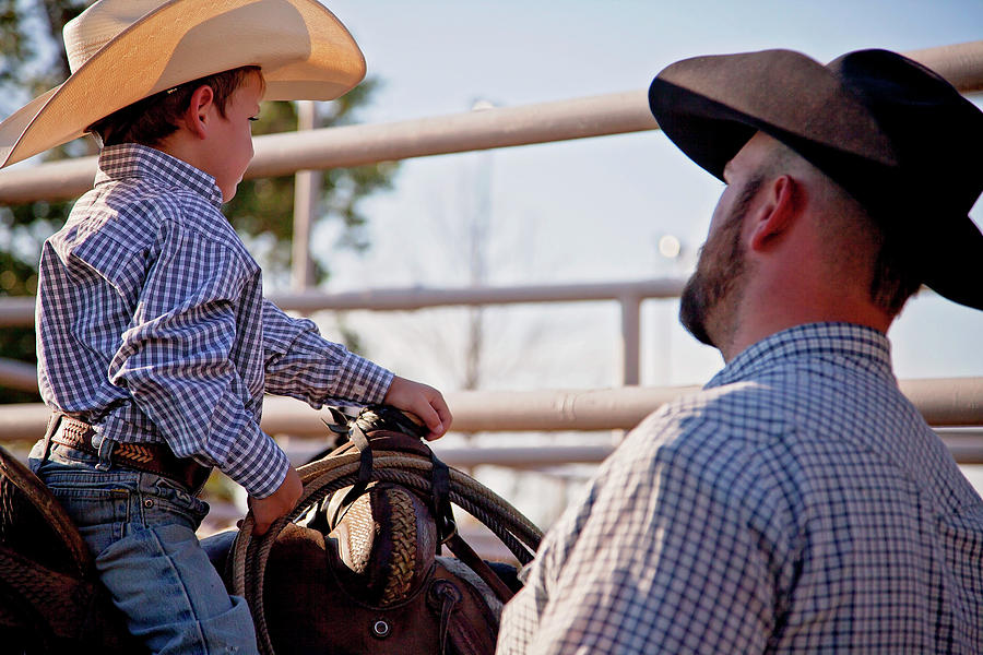 Cowboy Like My Daddy Photograph by Toni Hopper