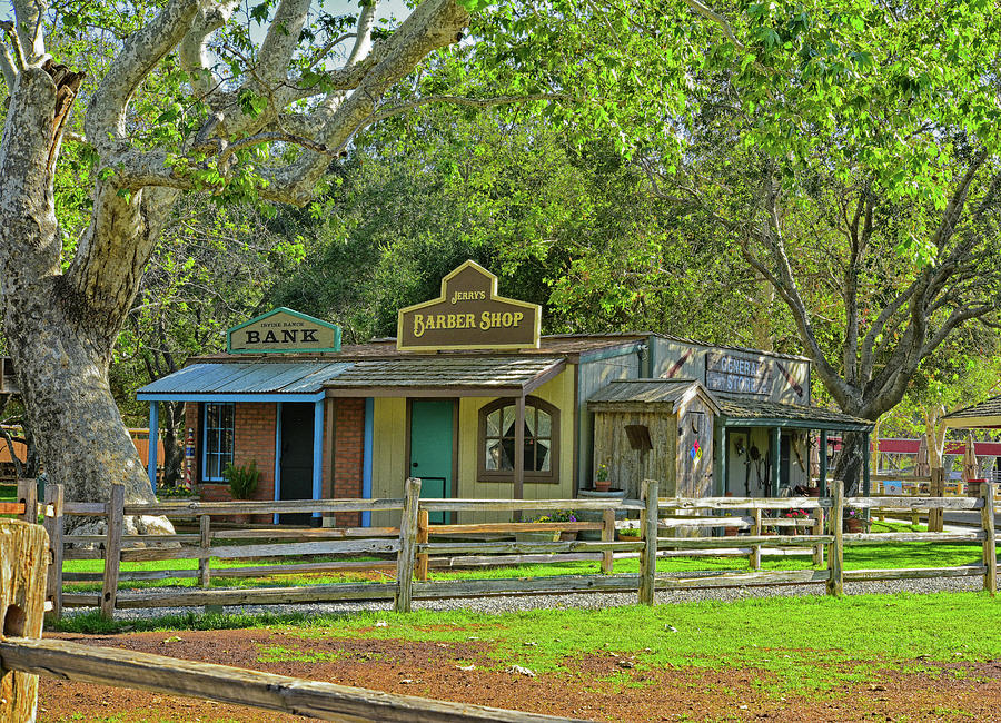 Cowboy Town at Irvine Regional Park  Photograph by Linda Brody