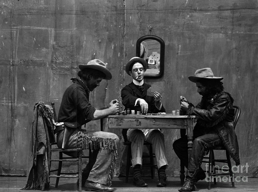 Cowboys & City Slicker Playing Cards Photograph by Bettmann
