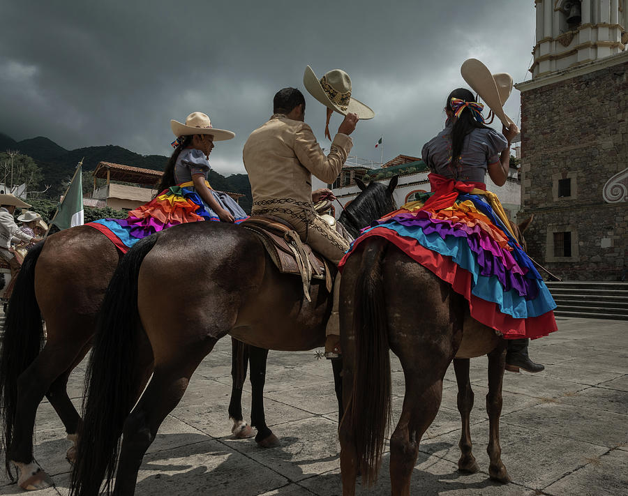 Cowgirls Photograph - Cowboys and Sombreros by Dane Strom Cowgirls Photograph - Cowboys and Sombreros by Dane Strom