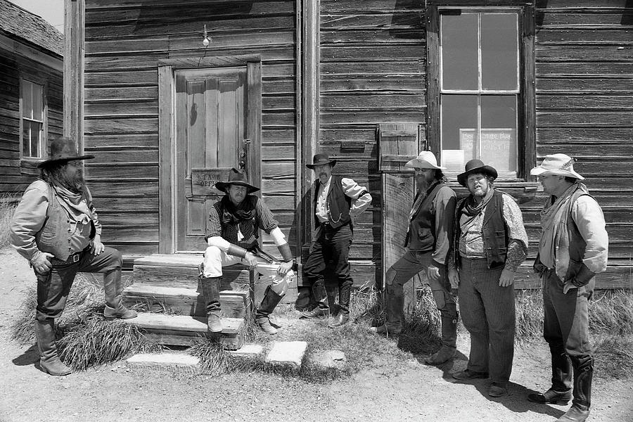 Gunfighters at Bodie Photograph by Jerry Griffin
