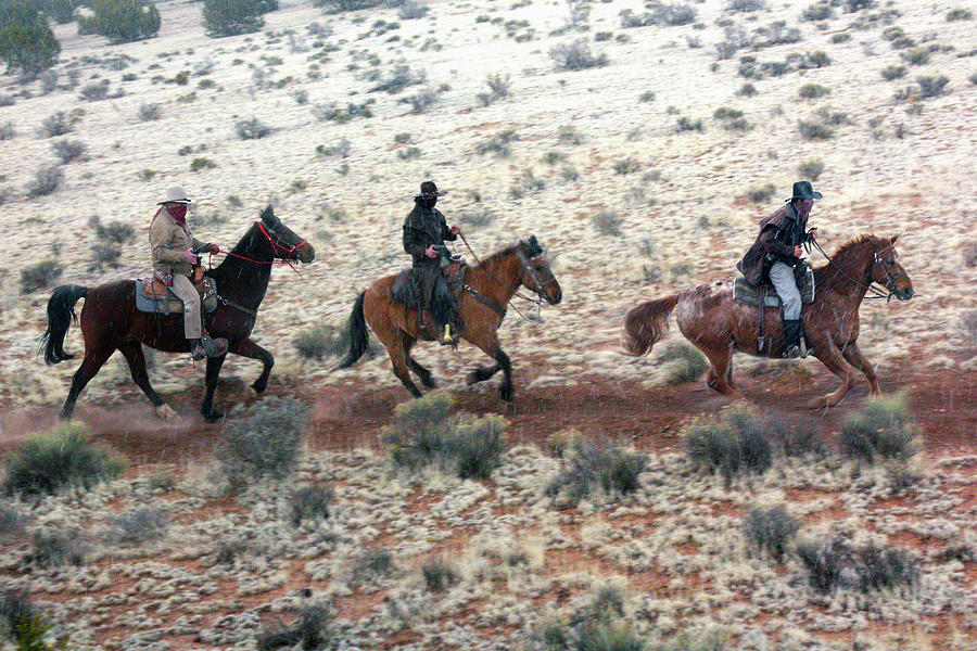 Cowboys on Horseback Photograph by Gravityx9 Designs