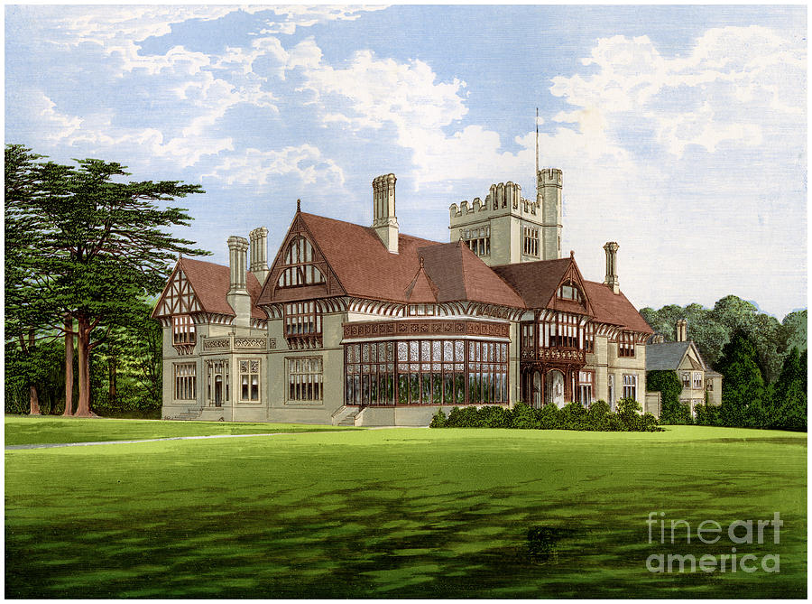 Cowdray Park, Sussex, Home Of The Earl Drawing by Print Collector