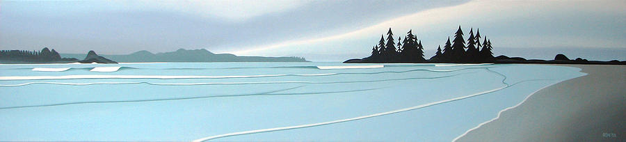 Cox Bay Islands Painting by Ron Parker